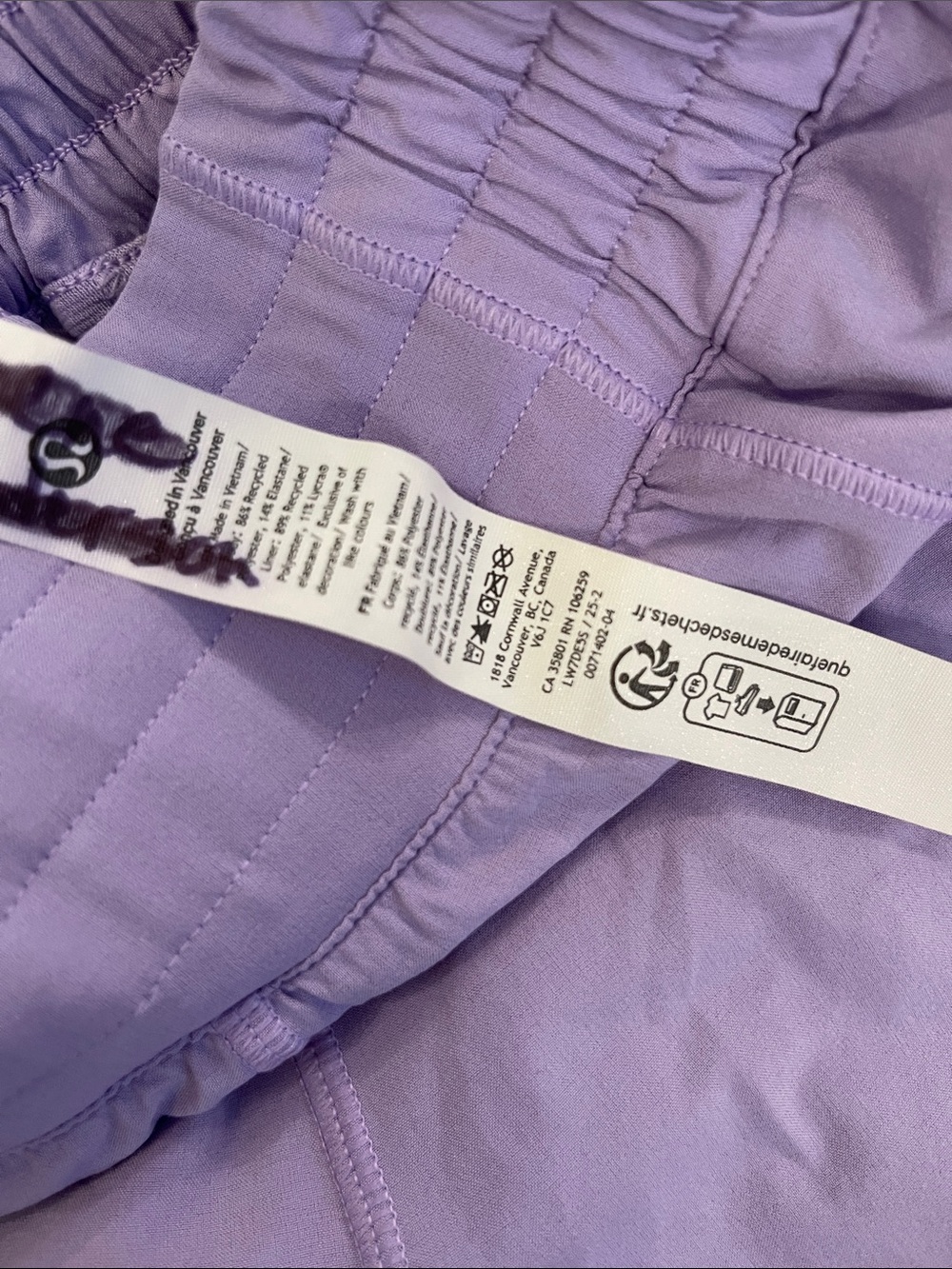 lululemon Lilac Athletic Shorts size 0 - Picture 2 of 5